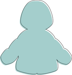 Jacket clothes for decoration and design.