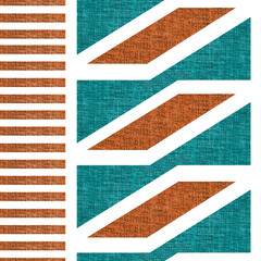 geometric pattern, colorful, with details and linen texture. seamless.decorative.