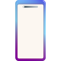 mobile phone screen colorful frame