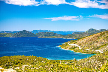 Fototapeta premium Elafiti Islands in croatia close to Dubrovnik on coastline