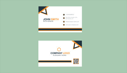 Business card template design visiting card