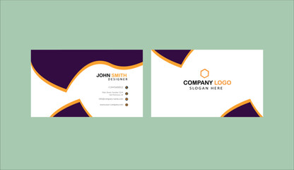 Business card template design visiting card