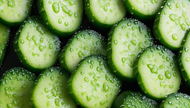 Cucumber, Photo of fresh cucumber, healthy food concept, world vegetarian day, Generative AI
