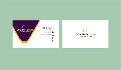 Business card template design visiting card