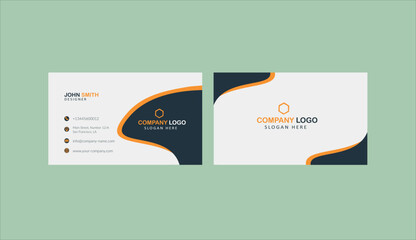 Business card template design visiting card