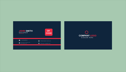 Business card template design visiting card