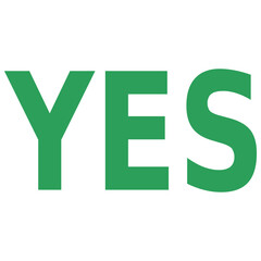 yes and no animated vector