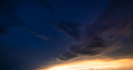 Dramatic Sunset Storm: Nature's Majesty in Weathered Hues