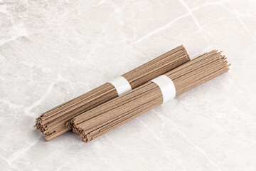 Asian aw soba bukwheat noodle
