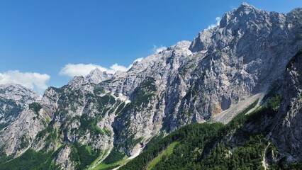 drone photo Logarska valley, Logarska dolina slovenia © clemMTravel