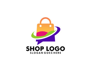 Fototapeta premium Shopping cart Logo design vector concept icon