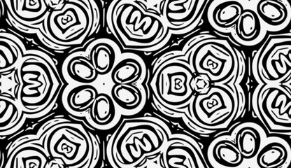 black and white pattern