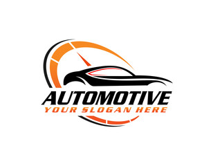 Fototapeta na wymiar automotive sport car racing logo tamplate