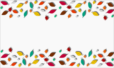 Luxury autumn leaves designs. Beautiful vector illustration for business promotions, greeting cards, advertising poster and all of your designs.