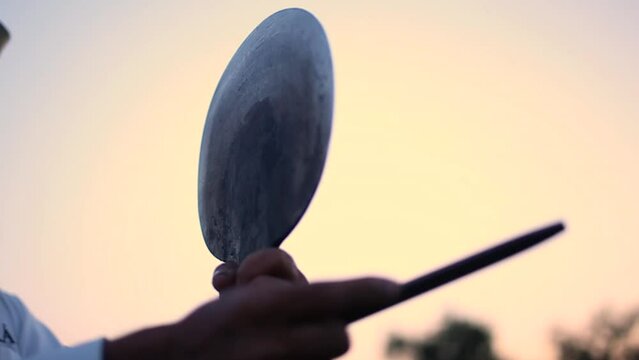 Encargado de Jima en campo de agave