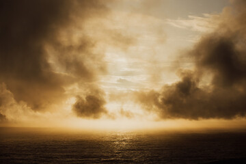 Sunset over the Atlantic ocean - 635212943