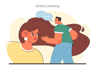 Empathy skill development. Active listening, deep understanding of emotions