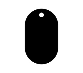 Vector tag. Pet, dog, cat collar name tag. Christmas tree decoration.