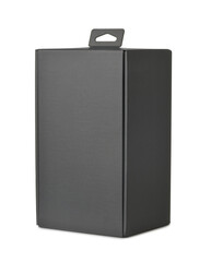 Black blank paper packaging box