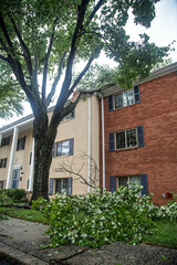 aftermath a severe thunderstorm happened in Maryland on July 29 2023 