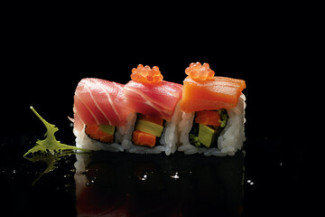 Sushi, food photography.generative ai