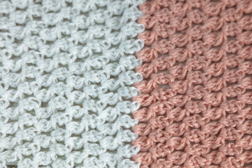 Close-up of Knitted Fabric