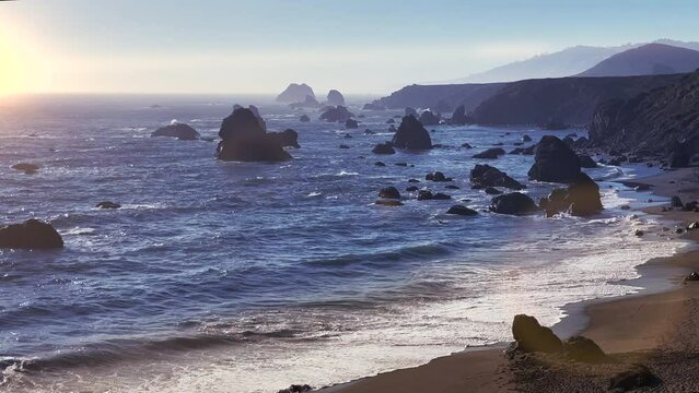Sonoma Coastline Sunset 