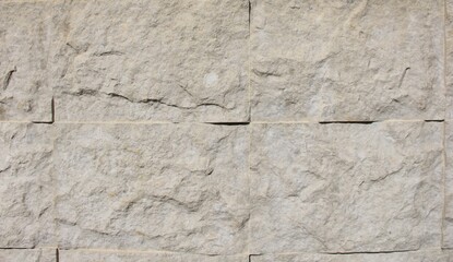 石壁/白い石を積み重ねた壁