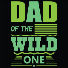 Fototapeta premium Father day best t-shirt design 