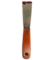 ink knife on transparent background