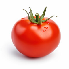 Tomato vegetable isolated on white background