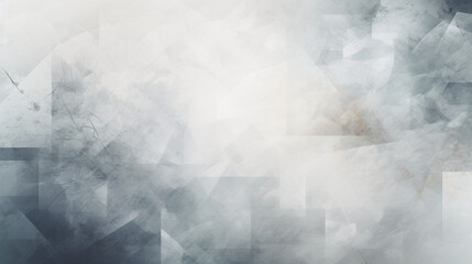 An abstract banner-style background featuring a combination of white and gray hues.