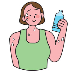 Summer woman Emotions and characters Elements