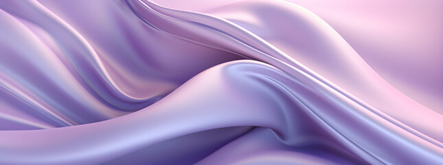 Obraz premium Pink silk background. Generative AI.