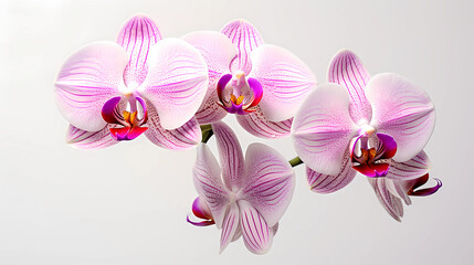 the beauty of an orchid flower in macro scale