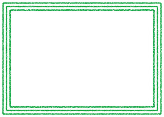 クレヨン素材のフレーム