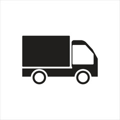 truck vector icon line template