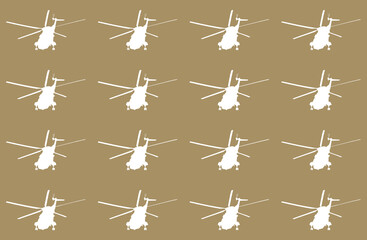 Military helicopters