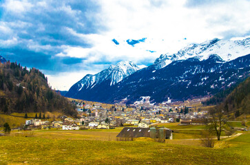 Fototapeta na wymiar Quite Switzerland Countryside
