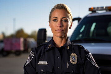 A Glimpse into the Courageous Life of a Fearless Female Police Officer Protecting Her Community
