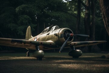 Aircraft used by Japan during World War II. Generative AI