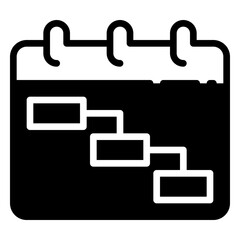 contact book icon, glyph icon style