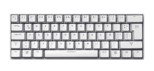 wireless keyboard with transparent background PNG