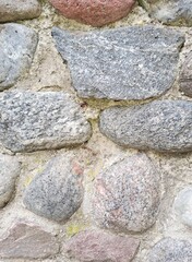 Stone wall fence  texture background 