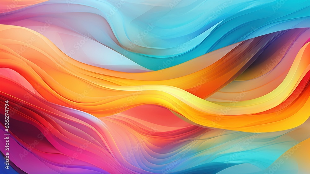 Poster abstract colorful background. generative ai