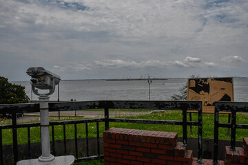 Overlooking Chesapeake Bay, Fort Monroe, Virginia