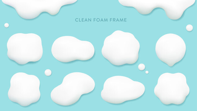 clean foam frame