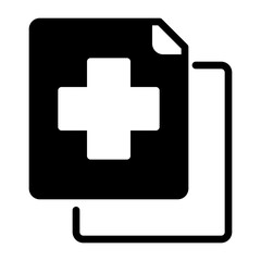 Health Insurance icon, glyph icon style