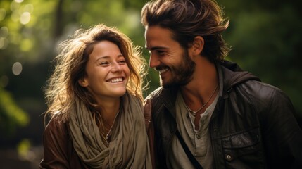 Naklejka premium portrait of a couple