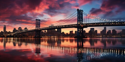 Fototapeta premium bridge at night